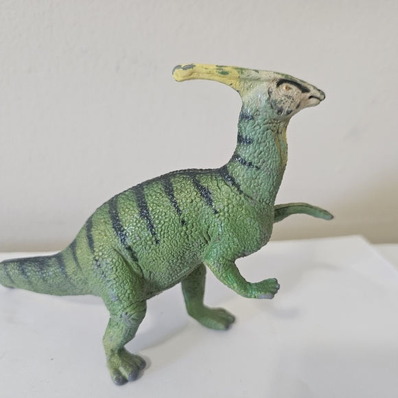 1998 The Carnegie Safari Ltd Parasaurolophus dinosaur figure - Picture 3 of 7